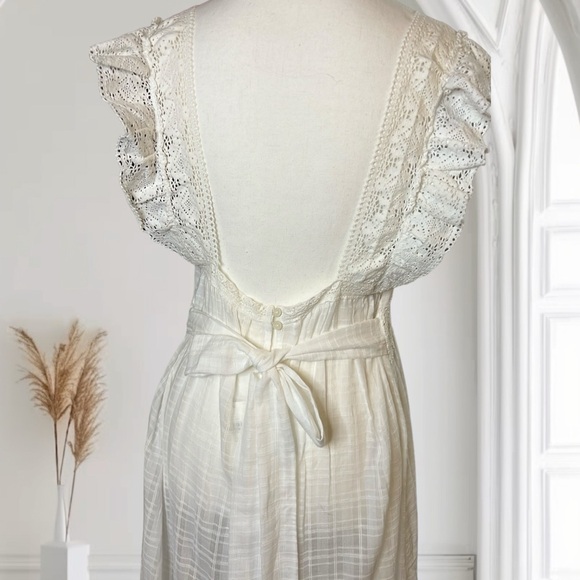 Anthropologie White Maxi - Picture 8 of 9